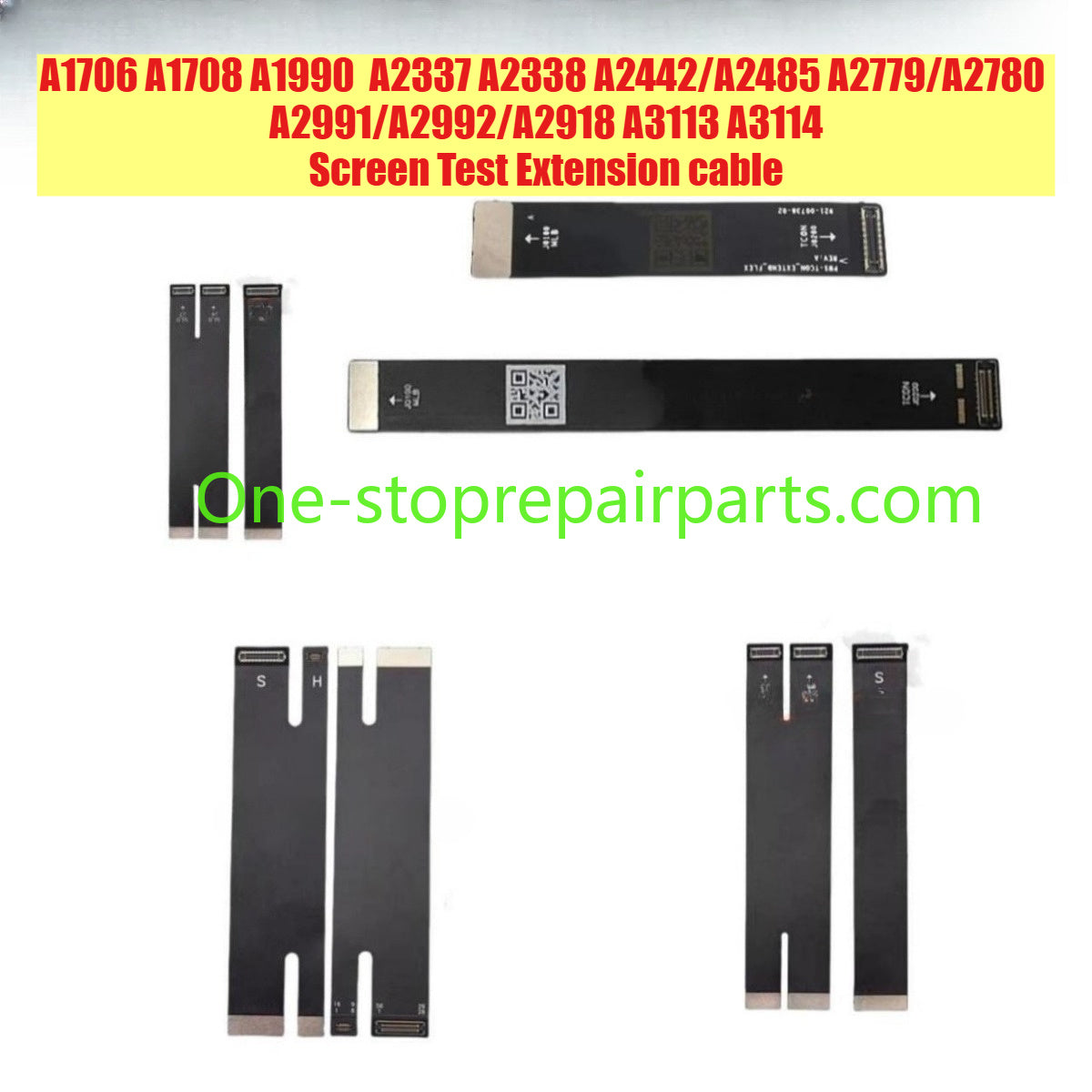 LCD Screen display  panel testing cable for Macbook A2918 A2992 A2991 A3113 A3114 A1708 A2141 A2251 Screen Test Extension cable