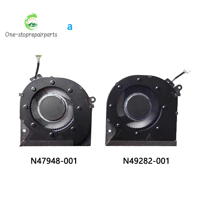 NEW ORIGINAL Laptop CPU GPU Cooling Fan For HP X360 15Z-FH 15-FH 2-in-1 TPN-C165 N47948-001 N49282-001 HP laptop repair parts