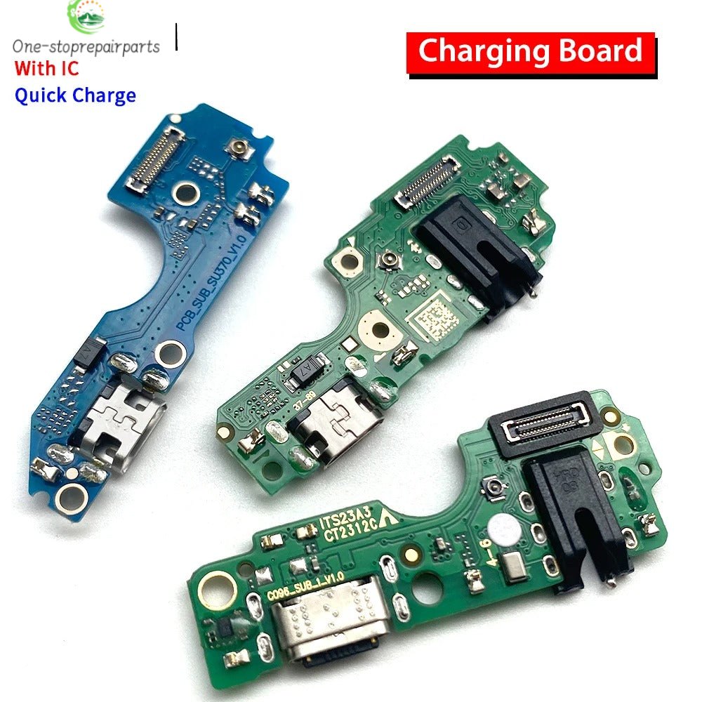 USB Charging Connector Board Port Dock Flex Cable For Itel A58 A60 A60s A70 Lite P40 P65 P36 P38 P37 P33 S23 Vision 1 3 5 Plus  Infinix phone repair parts