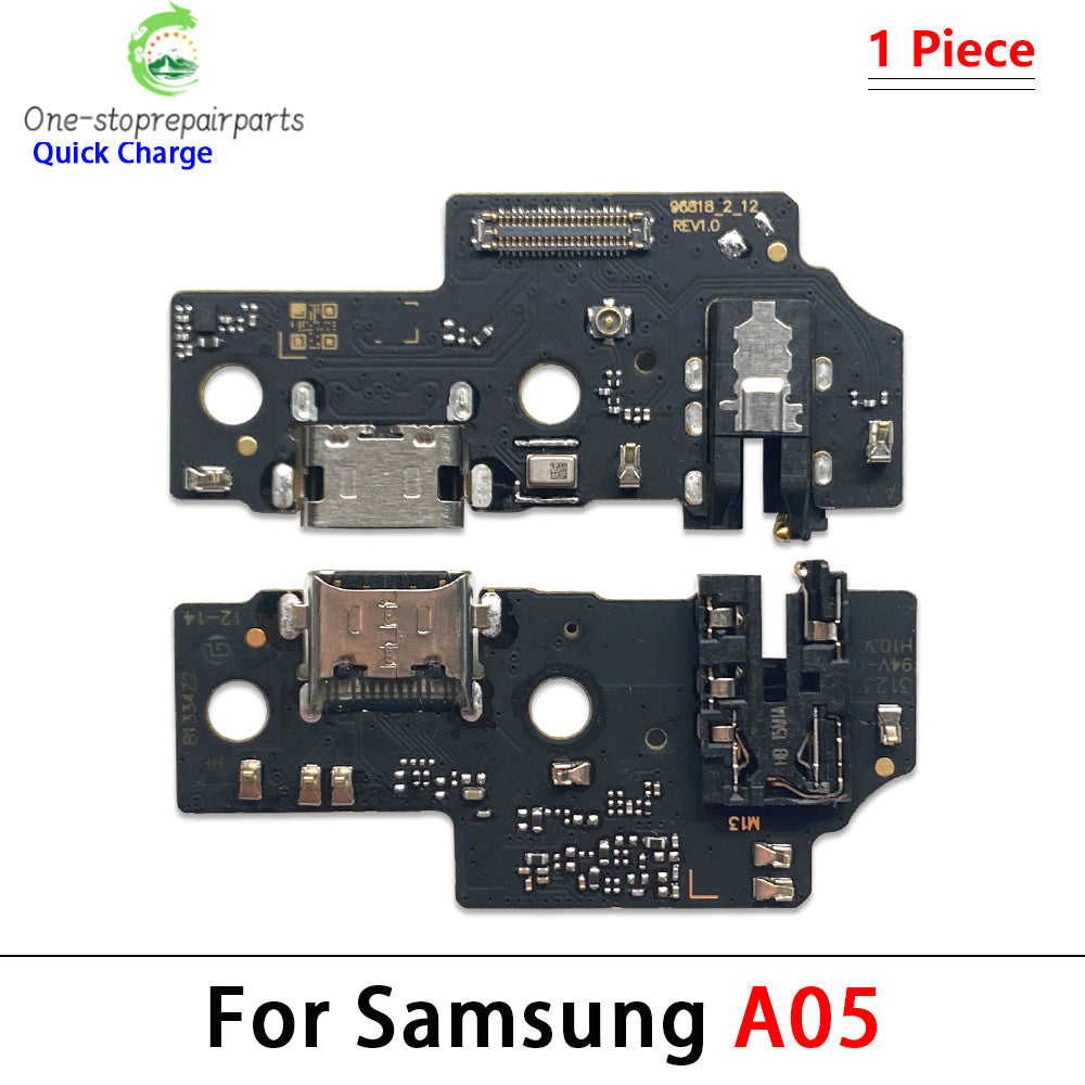 50Pcs, USB Charging Port Dock Charger Plug Connector Board Flex Cable For Samsung A05 A05s A15 A25 A35 A55 A06 A16 5G 4G Samsung phone repair parts