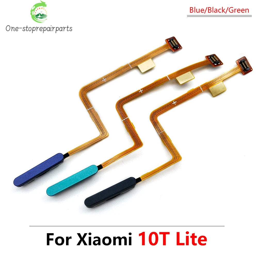 New  For Xiaomi Mi 10T 11T Pro / Mi 11 Lite Fingerprint Sensor Home Return Key Menu Button Flex Cable Replacement Parts  Xiaomi  Xiao mi phone repair parts