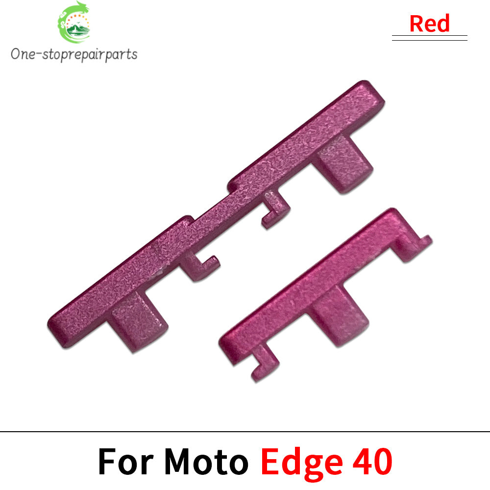 Power Volume Side Button Key External Plastic Button For Motorola Moto Edge 40 50 Neo Pro Fusion Motorola phone repair parts