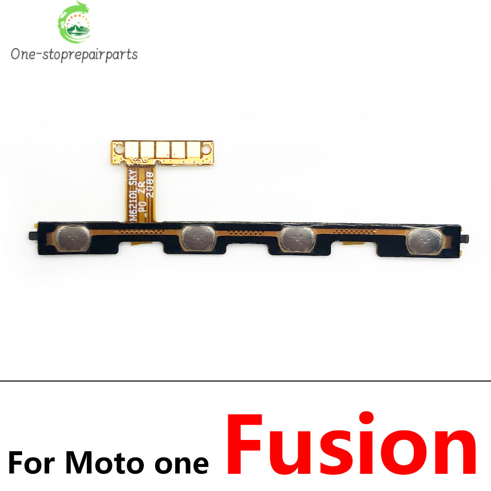Power Volume Flex For Motorola For Moto One Zoom Hyper Vision Action Macro Fusion Plus / One 5G Power Button Flex Cable Motorola phone repair parts