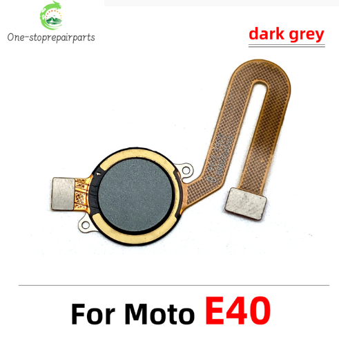 10Pcs/Lot, Home Button FingerPrint Touch ID Sensor Flex Cable For Motorola Moto E20 E32 E40 E6s E7 Plus Power Motorola phone repair parts