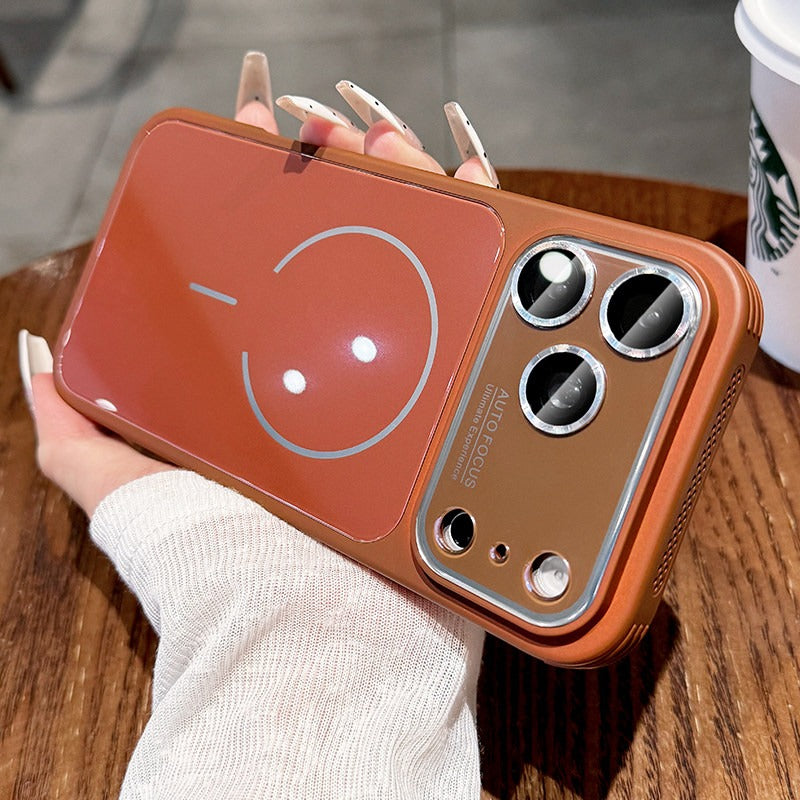 Ice heat dissipation Magnetic suction For iPhone 18promax mobile phone case New iPhone17 with lens film All-inclusive protection 16Pro Side heat dissipation and breathability 15 men's and women's cases Phone Accessories