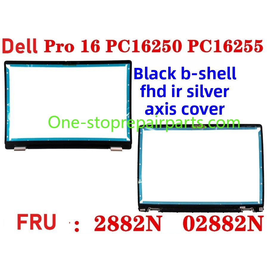 Cover case Keyboard for Dell Pro 16 PC16250 PC16255 Cover case for Dell Pro 16 PC16255 PC16250 LCD Back Cover Bezel frame topcase palmrest upper bottom HINGE 0V1T1X 0388WT 0Y55N3 099TK0 006R8M Dell laptop repair parts