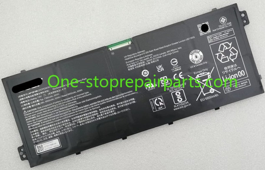 Genuine Battery for ACER Chromebook 715 CB715 CB714 KT.00404.001 AP18F4M KT00404001 7.6V 56Wh 7380mAh 4-Cell Acer laptop repair parts