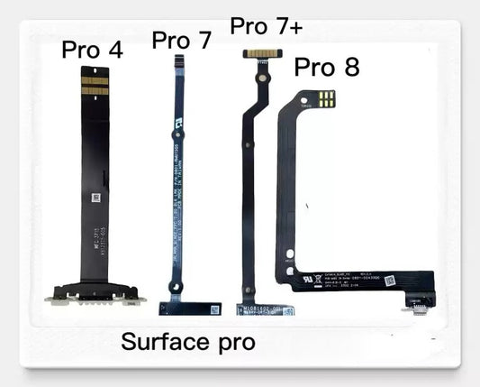 Microsoft original Surface Pro 4/5/6/7/7+/8 1724 1796/1807 1866 1960/1961 1876 pro8 balck white keyboard cable interface connection