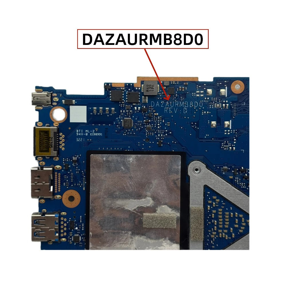 For Acer Aspire 5 A515-45 Laptop Motherboard DAZAURMB8D0 With R3-5300U R5-5500U CPU 8GB-RAM DDR4 UMA NB.A7Y11.004 NB.A7Y11.005 Acer laptop repair parts