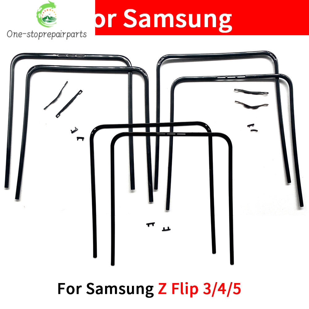 Front Screen Stand Middle Bezel Frame LCD Display Bracket Plastic Hoder For Samsung Z Flip 3 4 5 F731 F721 F711 Samsung phone repair parts