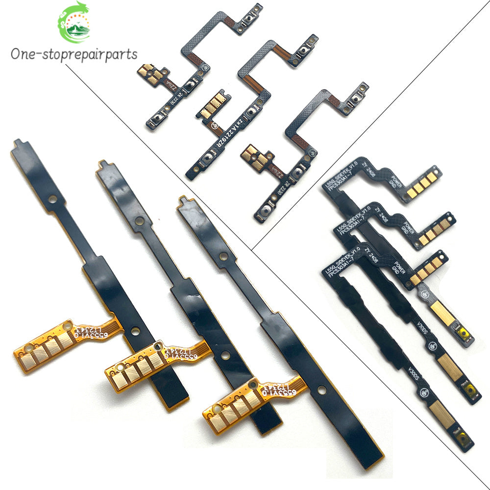 Power On Off Volume Key Button Flex Cable For ZTE V30 V40 V50 V60 V41 Smart Design Vita Axon 40 50 60 Lite ZTE phone repair parts