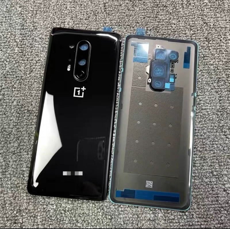 AAA+ quality For OnePlus Back Battery Cover Door Rear Glass Oneplus 8 8T 8Pro Battery Cover  Case With Camera Lens OnePlus phone repair parts