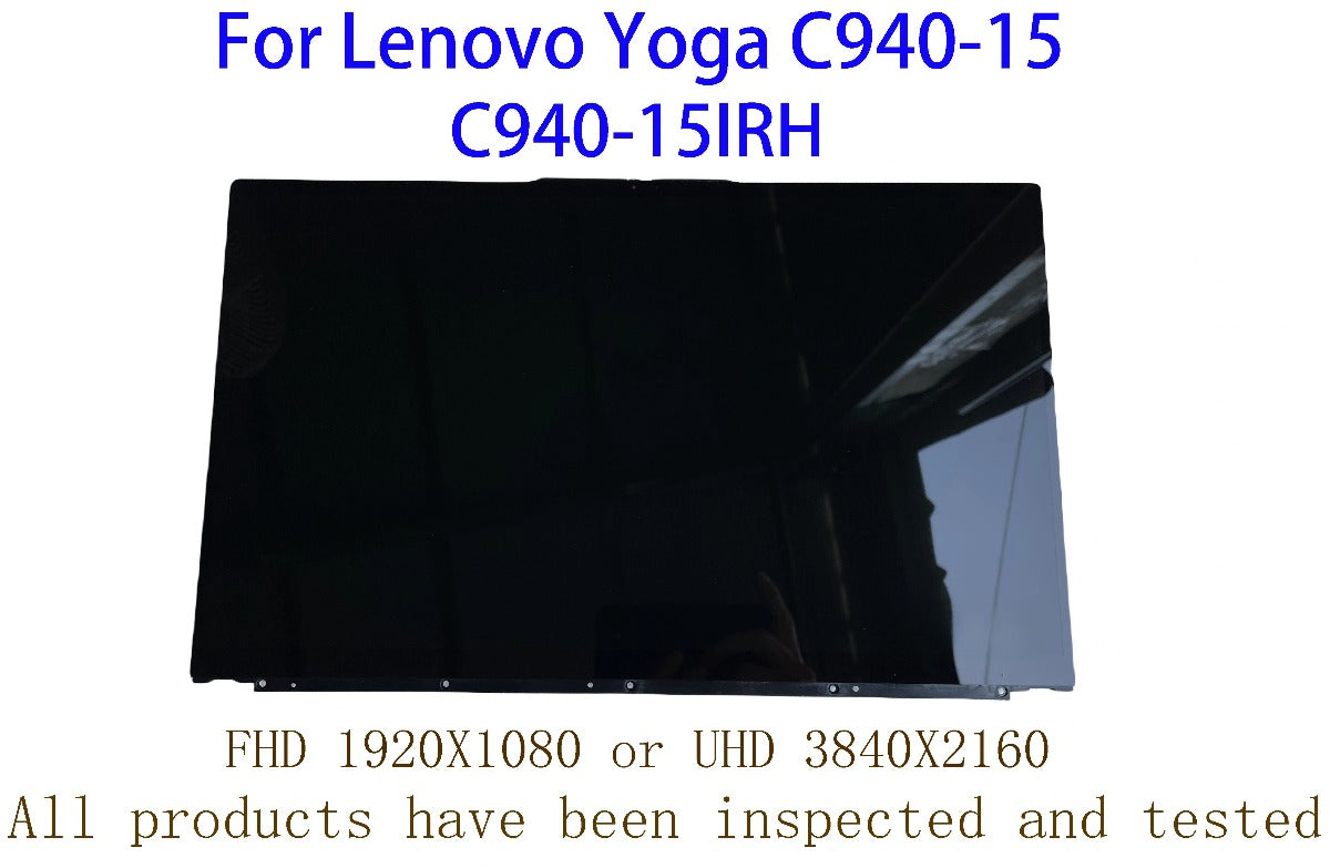 15.6 Inch  For Lenovo Yoga C940-15 C940-15IRH 81TE Laptop LCD Display Touch Screen Assembly FHD 1920X1080 or UHD 3840X2160 Lenovo laptop repair parts