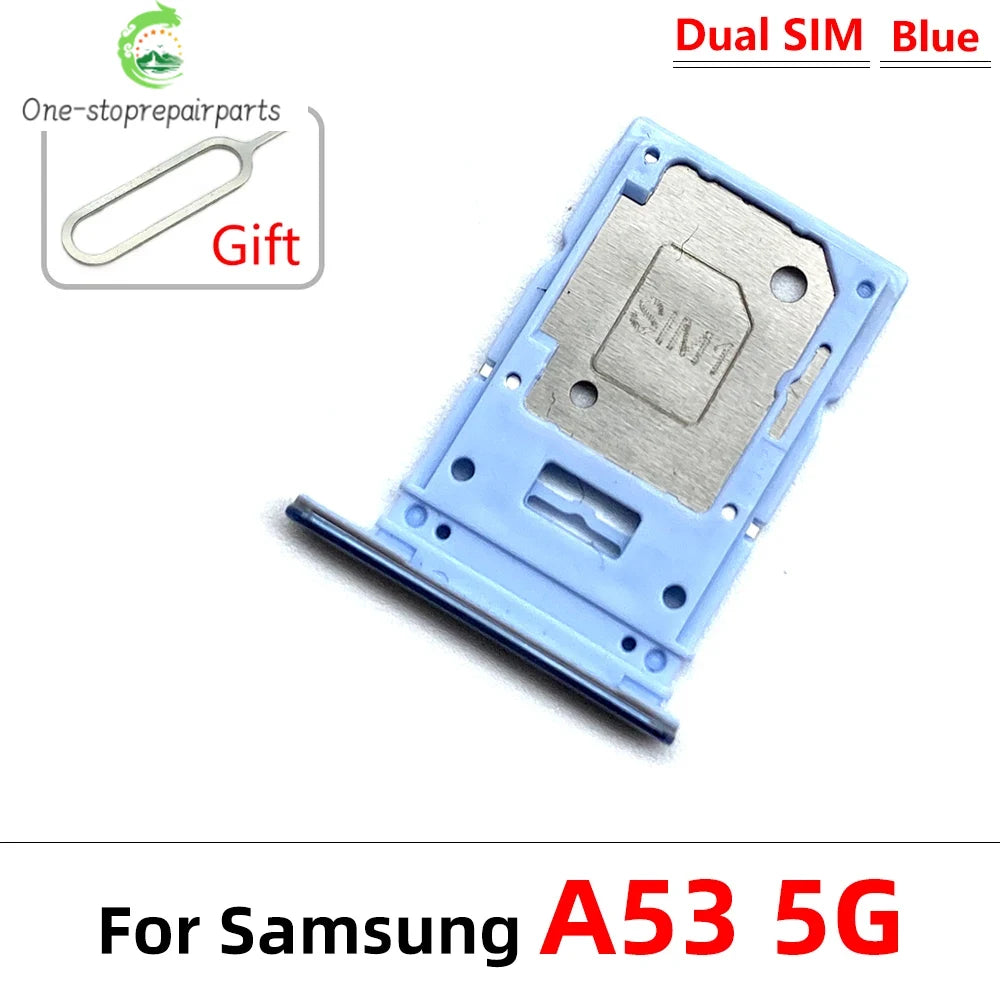 New For Samsung A23 A33 A53 A73 5G SIM Card Tray Slot Holder Replacement Parts Samsung phone repair parts