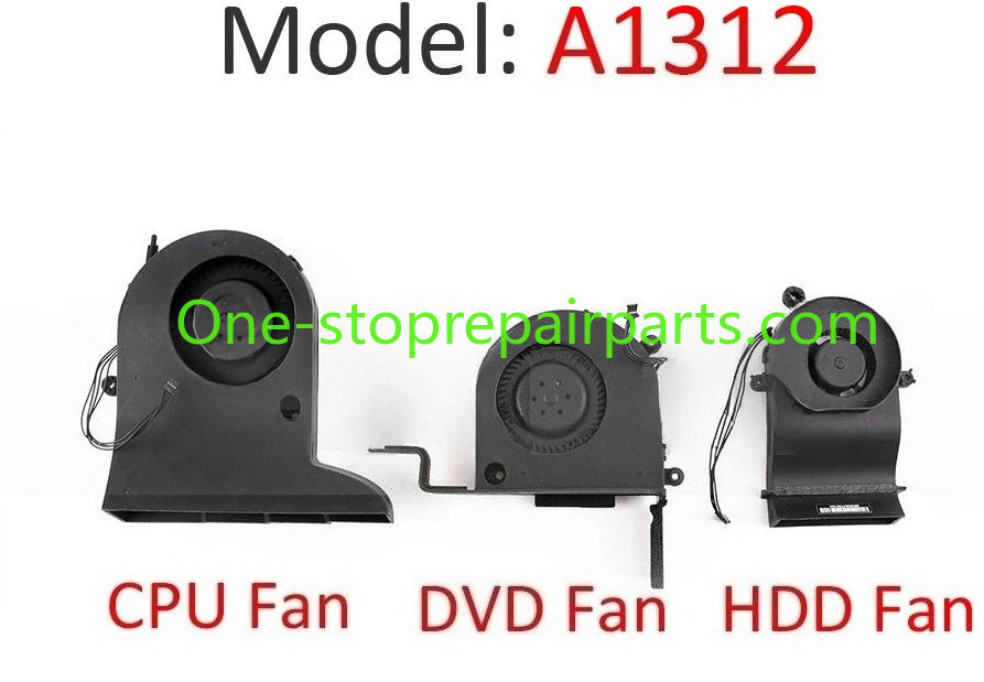 Used A1311 Fan for iMac 21.5" A1311 CPU HDD ODD Fan Set (Hard Disk Drive and Optical Drive) 2009 2010 2011 Year iMac repair parts