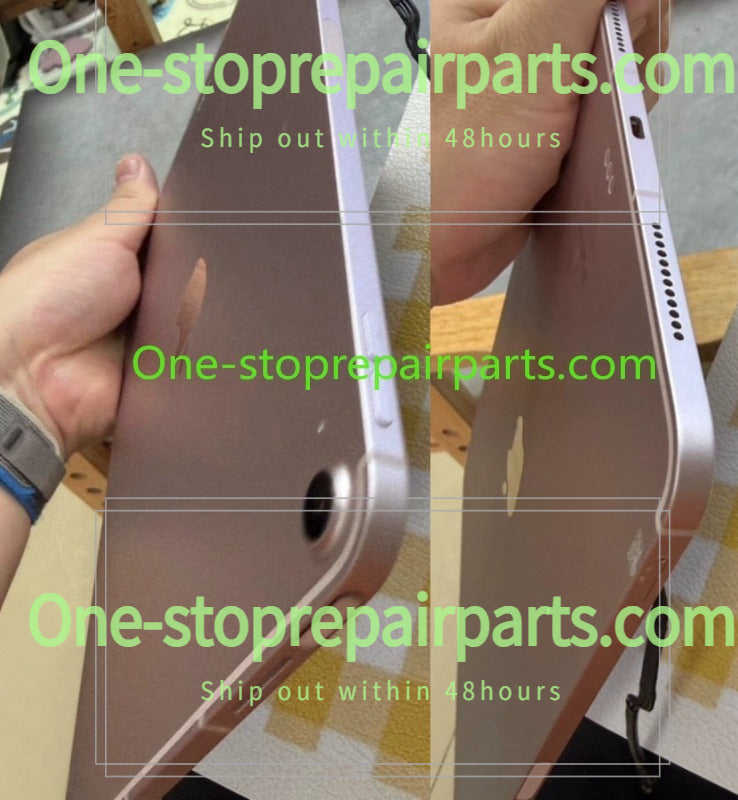 Back housing cover with speaker home power key button parts assembly for iPad air 4 air 5 air 6 A2316 A2588 A2589 A2902 A2702 A2324 A2903 A2904 WiFi Cellular battery back cover iPad repair parts