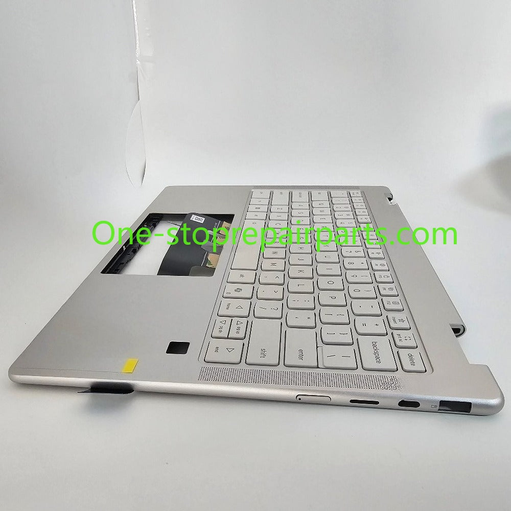 Top case Palmrest keyboard for Lenovo YOGA 7 2-in-1 14ILL10 14AKP10 2025 NB7266 5CB1R83531 Upper Case US Seashell FingerPrint