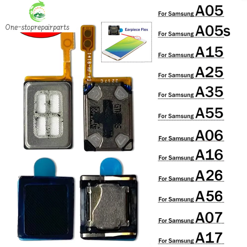 10Pcs, Earpiece Ear Speaker Sound Receiver Flex Cable For Samsung A05 A05s A15 A25 A35 A55 A06 A16 A26 A56 A07 A17 4G 5G Samsung phone repair parts