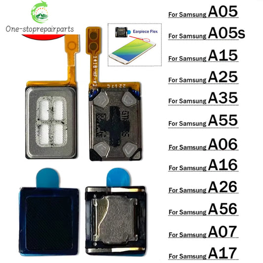 10Pcs, Earpiece Ear Speaker Sound Receiver Flex Cable For Samsung A05 A05s A15 A25 A35 A55 A06 A16 A26 A56 A07 A17 4G 5G Samsung phone repair parts