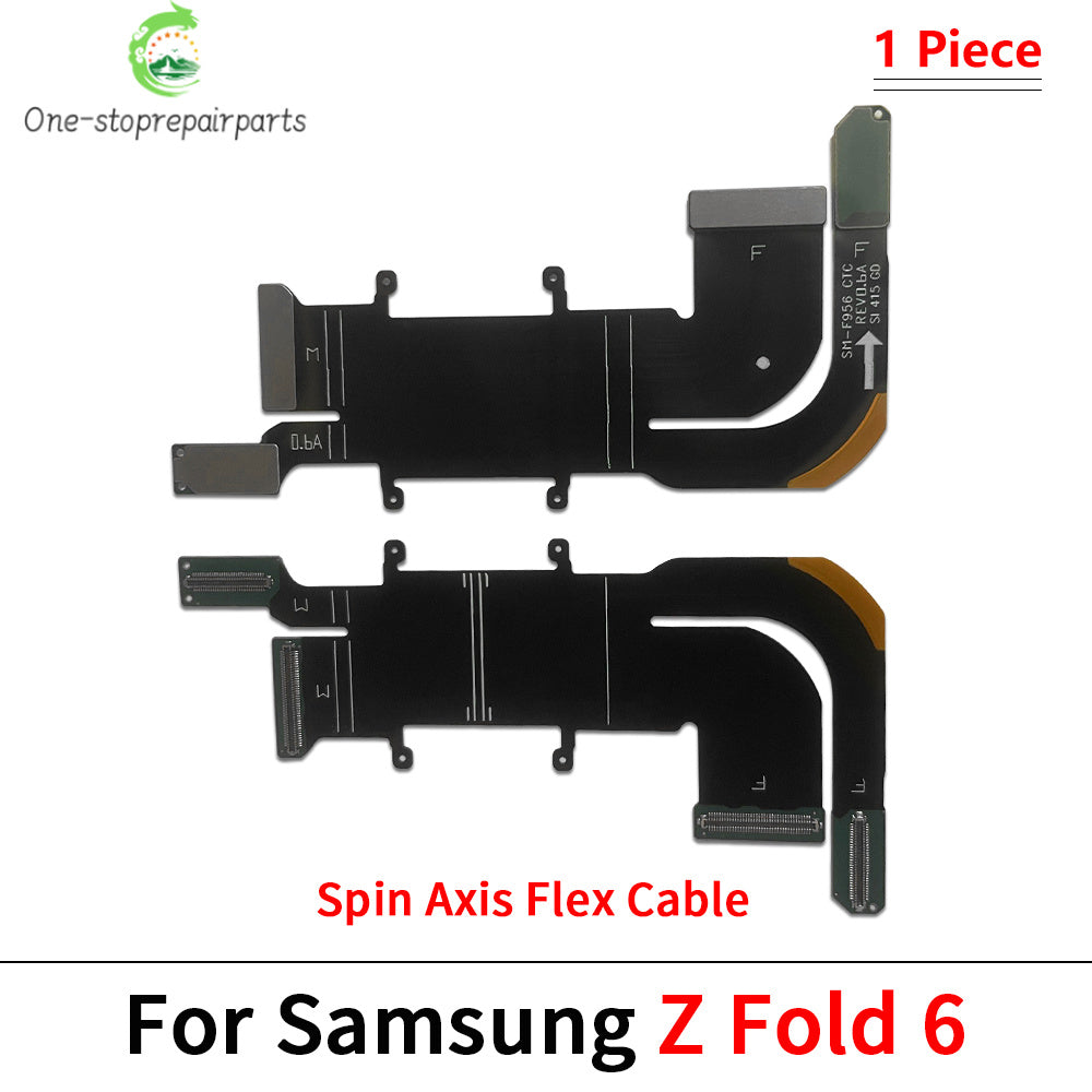 New Spin Axis Flex For Samsung Z Fold 1 2 3 4 5 6 MainBoard Connector LCD Display USB Flex Cable For Samsung Z Flip 1 2 3 4 5 Samsung phone repair parts
