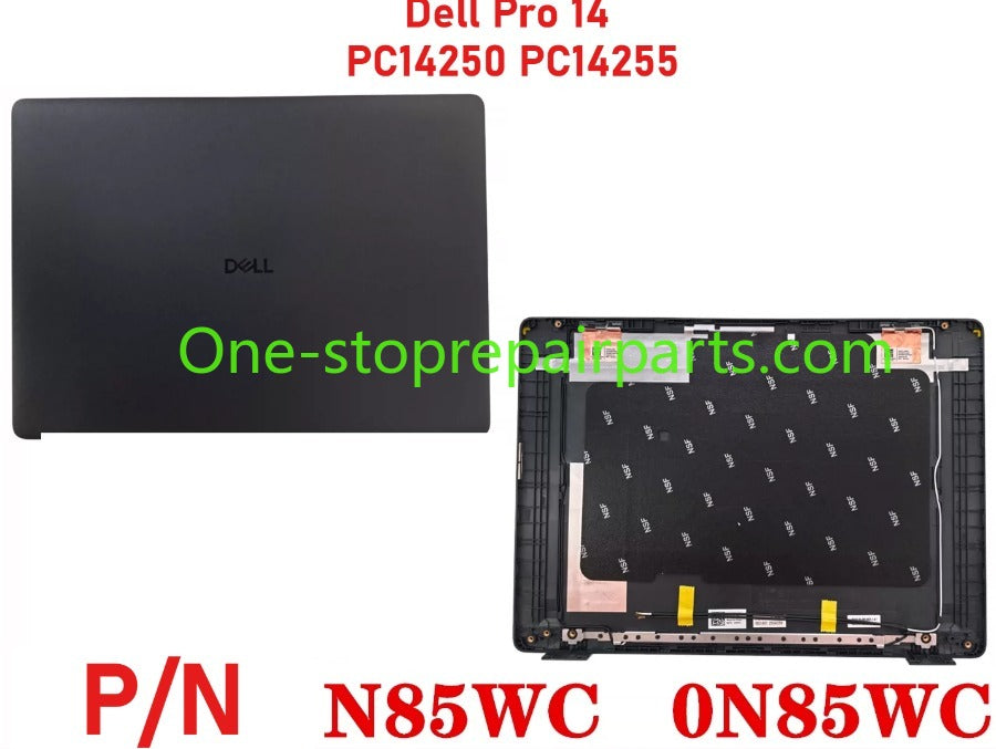 Dell Pro 14 PC14250 PC14255  lcd back cober uppler palmrest bezel bottom hinge cover keyboard touchpad 0K2C6C 0DK0V6 0MCMRV