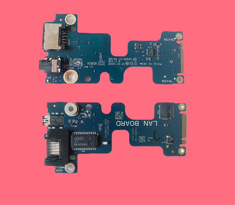 Dell G15 5510 5515 5511 5520 network port audio small board USB small board 091CKF 0F5X25 0PMY37 05N52P 07C6KC 0PXVKJ  LS-K668DAUGHTERBOARD