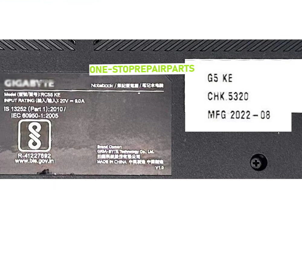 Gaming Laptop Cooling CPU GPU Fan For Gigabyte G5 KF KE GE MF G5KF G5KE G5GE G5MF 2023 FPP6 DFS5K22305283Q FPP7 DFS5L32G16486P Gigabyte laptop repair parts
