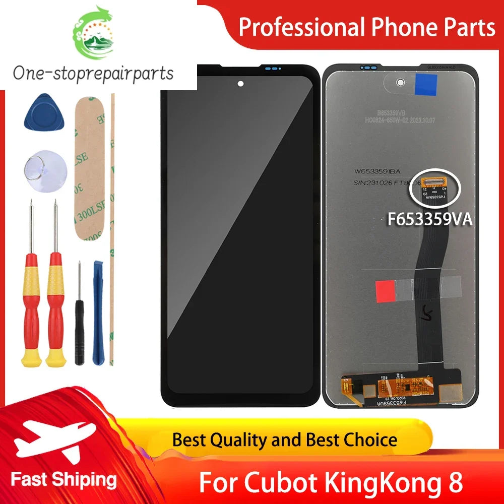 Original For Cubot KingKong 8 LCD Display Touch Screen Digitizer Assembly Replacement Cubot King Kong 8 Display LCD Free Tools Other brand Phone repair parts