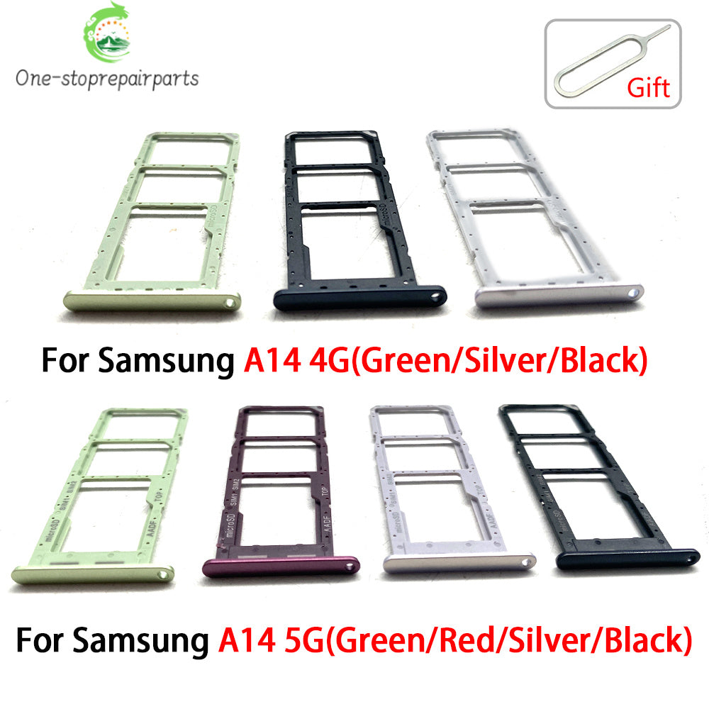 SIM Card Slot SD Card Tray Holder Adapter For Samsung A13 A14 4G 5G Replacement Spare Parts Samsung phone repair parts