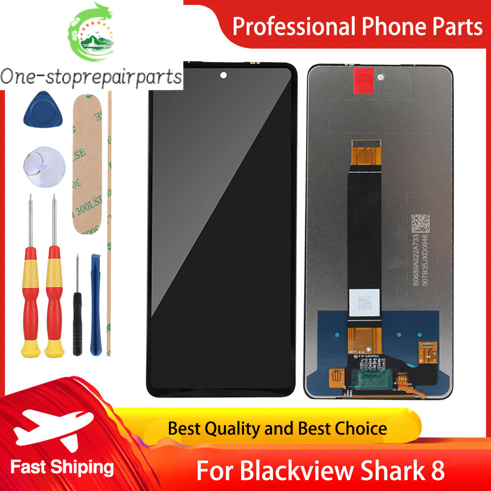 100% Original LCD Display Touch Screen Digitizer For Blackview Shark 8 Assembly Digitizer Replace Accessories Blackview phone repair parts