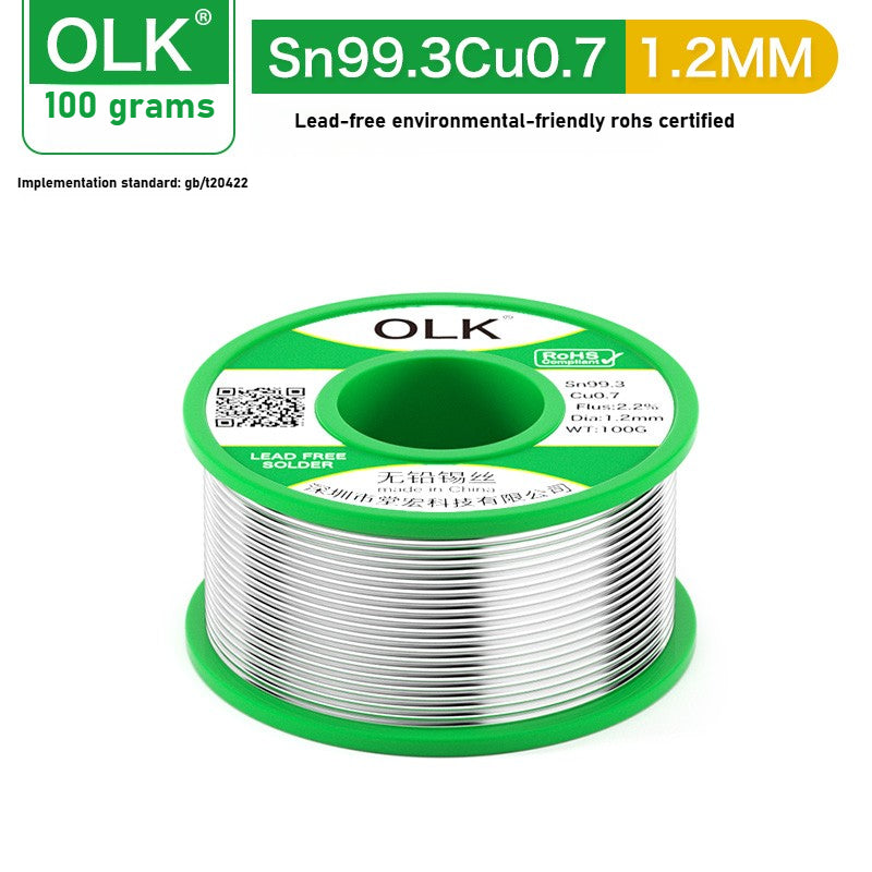 High purity solder wire 63 low temperature with flux rosin core welding household electric soldering iron lead-free solder wire Repair tools