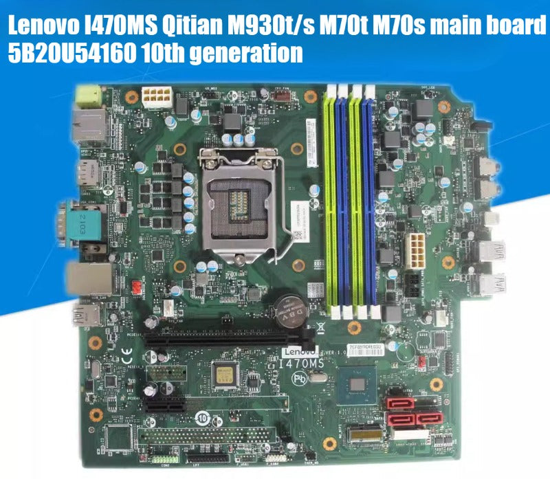 For Lenovo ThinkCentre M70t M70s Desktop Laptop Motherboard I470MS With FRU: 5B20U54160 5B20U54161 Lenovo laptop repair parts