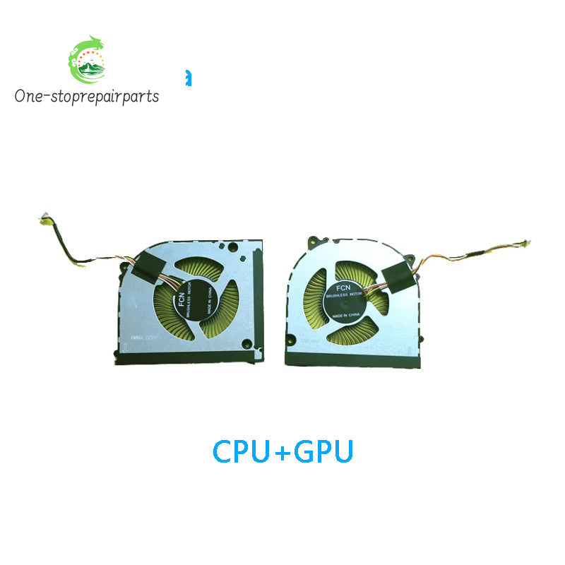 New Original Laptop CPU GPU Cooling Fan For Clevo NP50DE NP55DE NP55DB NP50D5 Clevo laptop repair parts