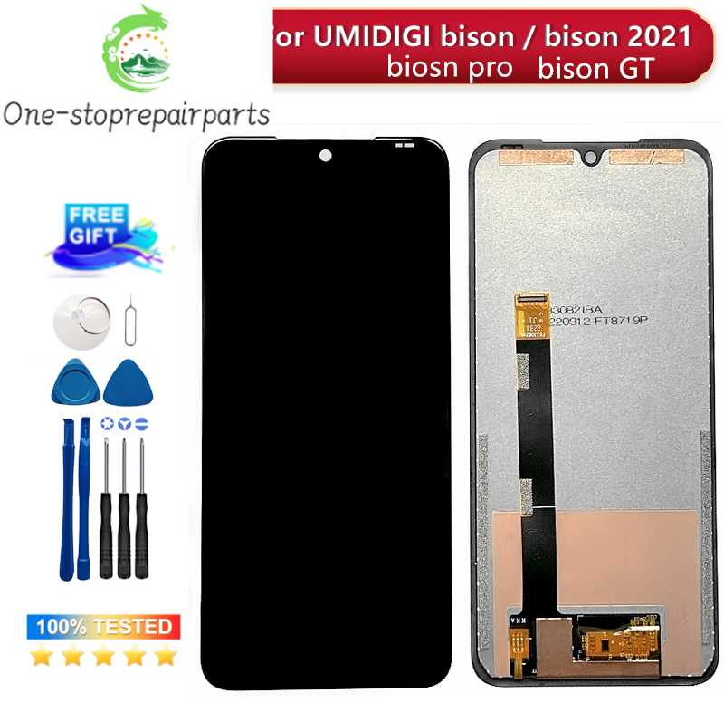 New Original 6.3 Inch Touch Screen 2340X1080 LCD Display For Umidigi Bison Bison GT Umidigi Bison Pro BISON 2021 bison 2020Phone Other brand Phone repair parts