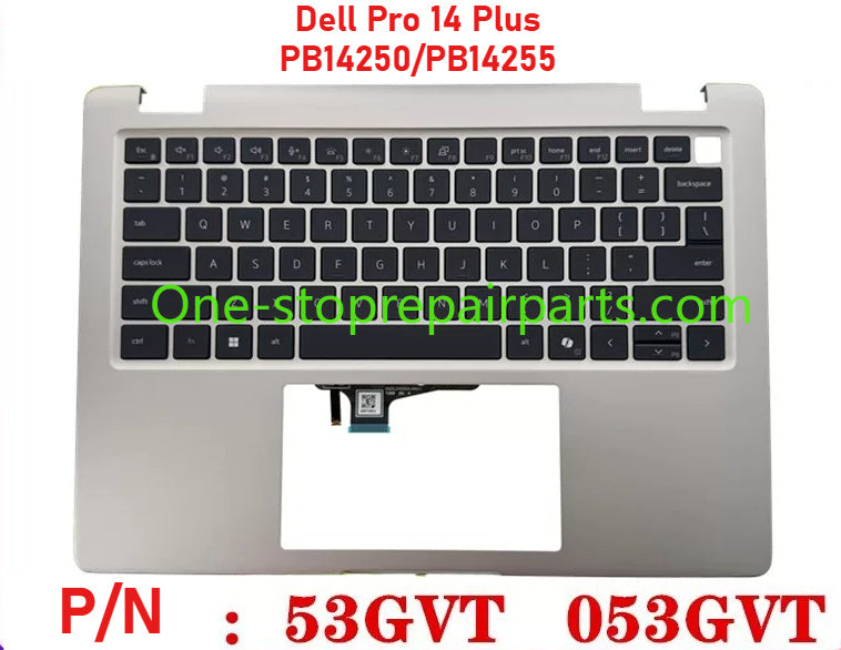 Cover case for Dell Pro 14 Plus PB14250 PB14255 lcd bck housing bezel palmrest topcase keyboard bottom cover 0FC6WM 0V9KJV 0KP5GX 0H2R8R 038HRX