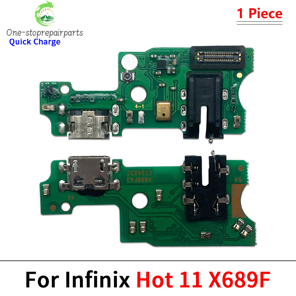 USB Charge Port Dock Connector Charging Board Flex Cable For infinix Hot 9 10 10i 10s 10T 11 11s 12 20 20i 30i 30 40 Play Pro 5G  infinix phone repair parts