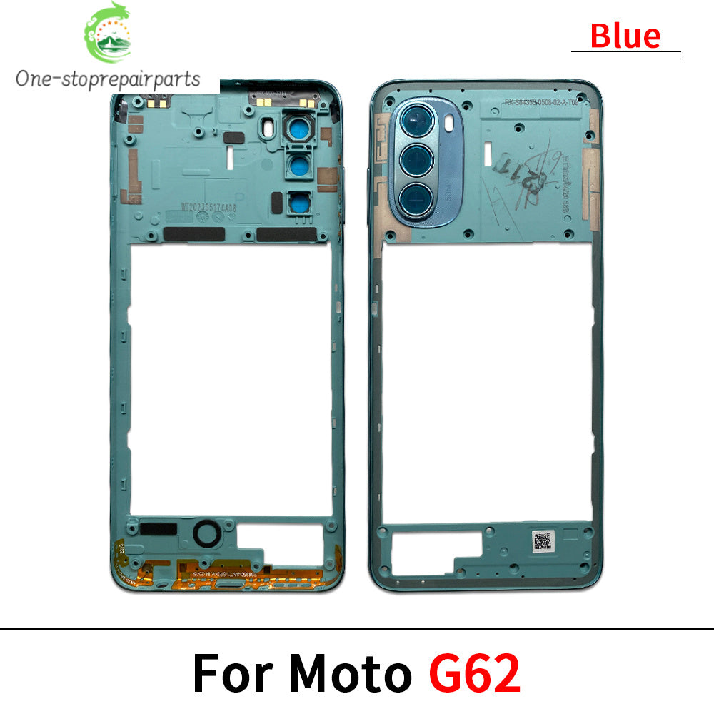 New Middle Frame Holder Housing Bezel Plate For Motorola Moto G04 G23 G34 G53 G54 G62 G72 G73 5G Replacement Repair Parts Motorola phone repair parts