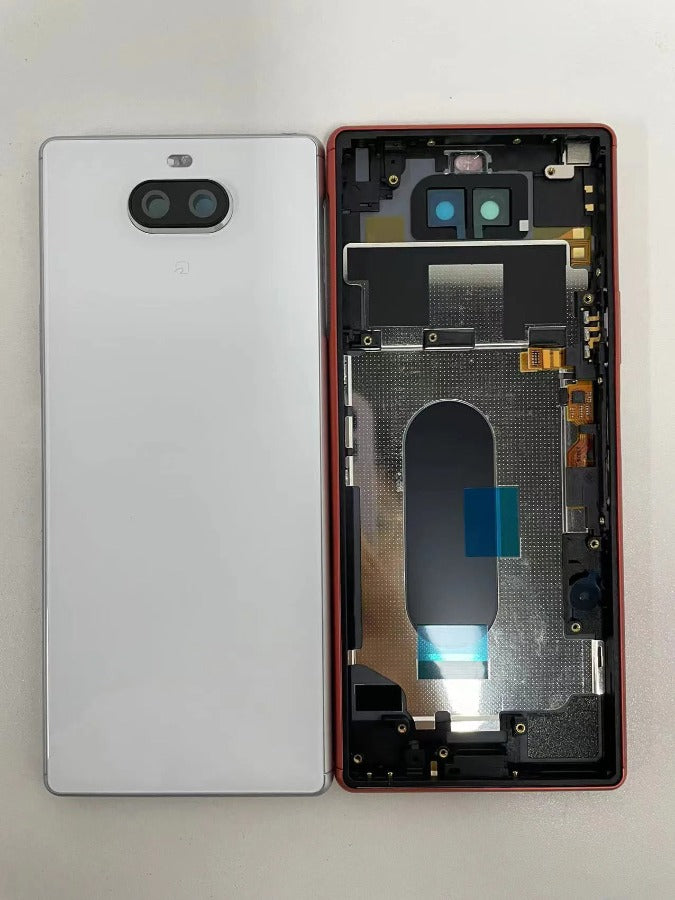Original Back Cover For For Sony Xperia 8 Back Battery Cover Housing Door Rear Case With Camera Lens Replacement Parts Sony phone repair parts