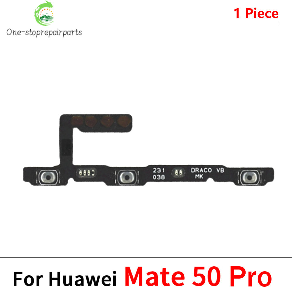 Power Switch On Off Button Volume control Key Button Flex Cable For Huawei Mate 20 30 40 50 60 Pro 50E Huawei phone repair parts