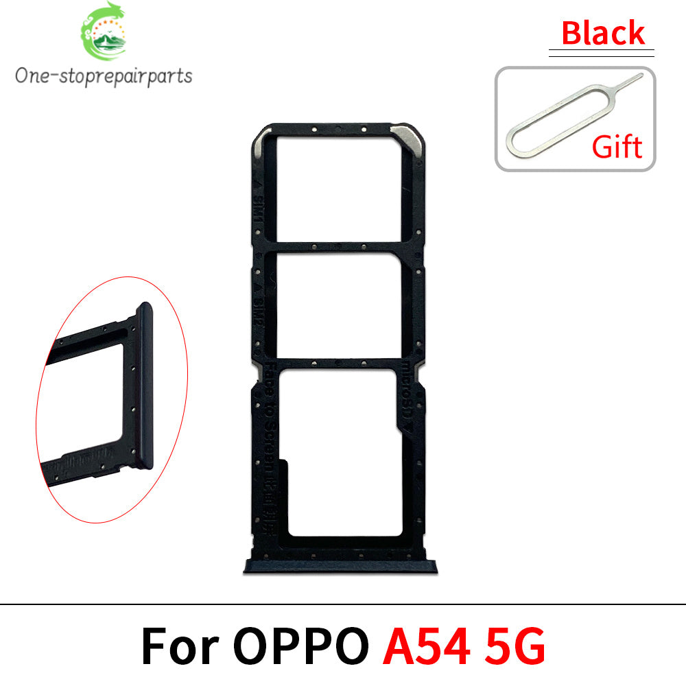 10Pcs, SIM Card Tray Slot Holder For OPPO A52 A53 A54 A55 A57 A58 4G 2022 Replacement Parts OPPO phone repair parts