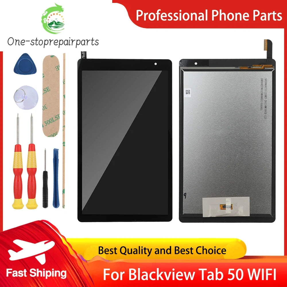 For Blackview Tab 5 Tab 50 WIFI Tab 50 Kids LCD Display Touch Screen Digitizer With Frame Assembly Replacement Free Tools Blackview phone repair parts