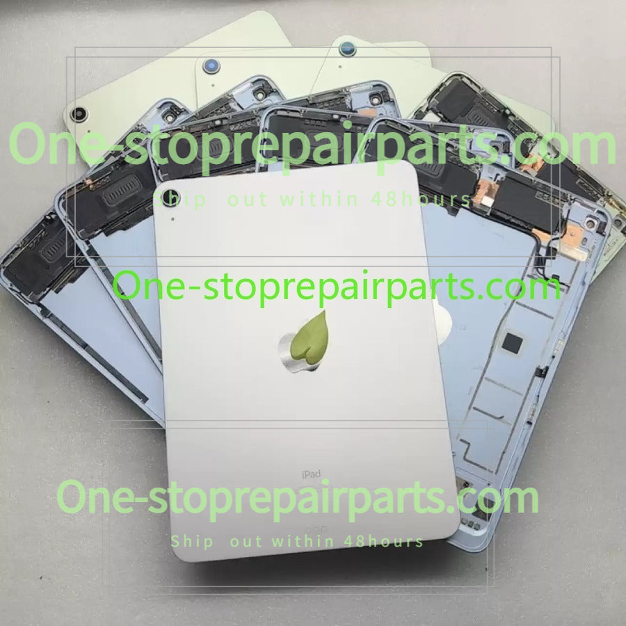 Back housing cover with speaker home power key button parts assembly for iPad air 4 air 5 air 6 A2316 A2588 A2589 A2902 A2702 A2324 A2903 A2904 WiFi Cellular battery back cover iPad repair parts