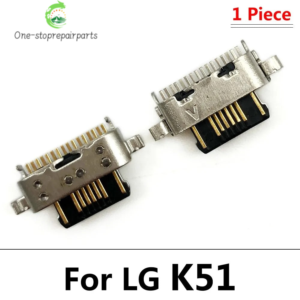 2Pcs, Charger Charging Connector USB Port Dock Connector For LG K9 K11 K4 K8 K12 Plus K50 K50s K41s K51 K51s k42 K52 K10 2017   LG phone repair parts