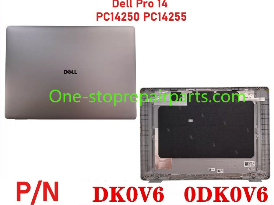 Dell Pro 14 PC14250 PC14255  lcd back cober uppler palmrest bezel bottom hinge cover keyboard touchpad 0K2C6C 0DK0V6 0MCMRV