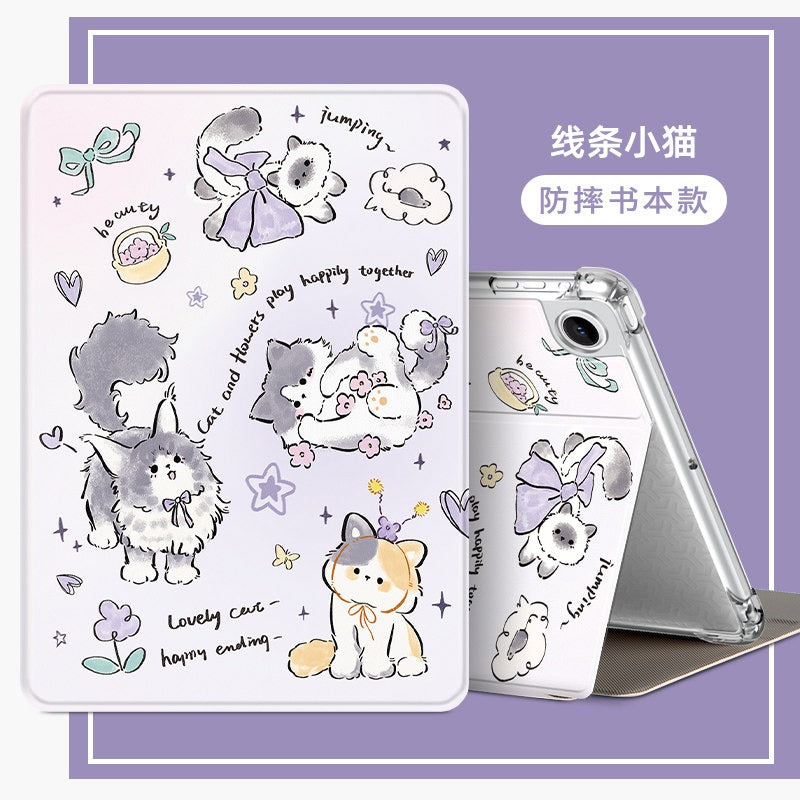 For Lenovo Xiaoxin pad 2022 protective case 2024 Lenovo tablet padpro protective case 10.6 inch padplus silicone all-inclusive edge 11.5 computer anti-drop 2020 transparent Tablet Accessories