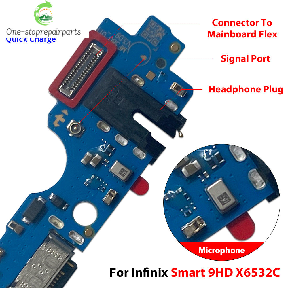 New For Infinix Hot 40 40i 50 50i 60 60i Pro Plus 4G 5G USB Charging Port Dock Charger Plug Connector Board Flex Cable  infinix phone repair parts
