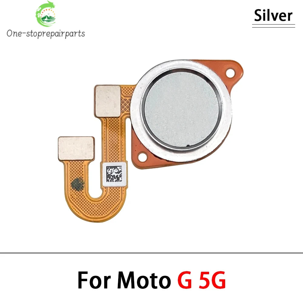 10Pcs, New For Motorola Moto G 5G Plus G Power 2021 Home Button FingerPrint Touch ID Sensor Flex Cable Replacement Parts Motorola phone repair parts