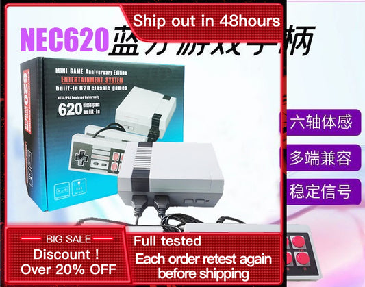 NES Mini 620 New TV Game Console NES Nostalgic Classic FC Red and White TV