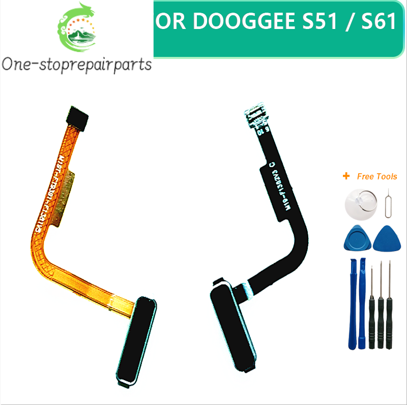 New For Doogee S51/ S61/S61 PRO Mobile Phone New Original Fingerprint Button Components Sensor Flex Cable Repair Accessories Doogee phone repair parts