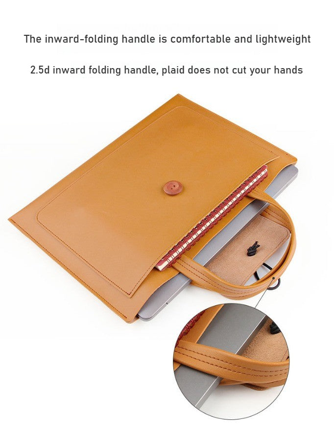 Simple handbag 2026 new Macbook laptop bag 13 inch air 14 inch pro 15 inch 16 inch A3448 A3449 A3240 A3241 pro A3434 A3429 A3426 m2 m3 m4 m5 niche design